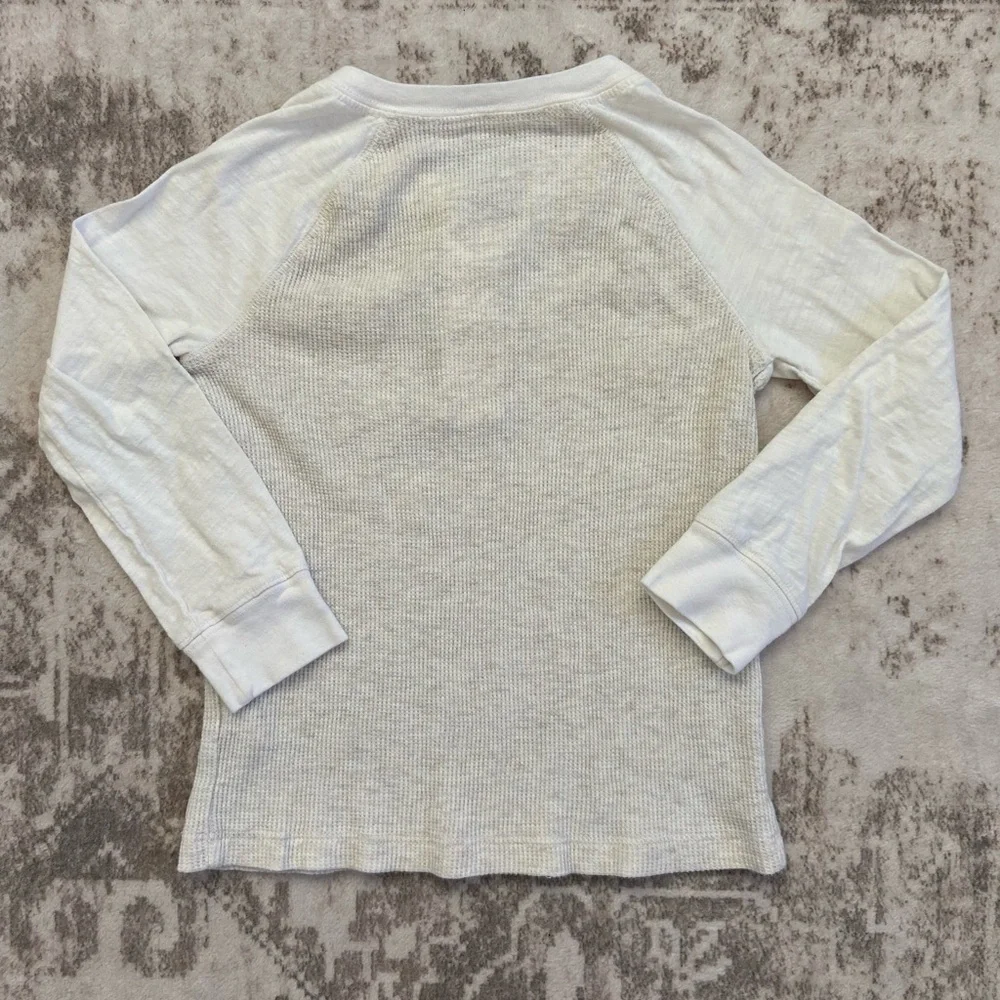 OshKosh B'gosh Cream Kids 5T Long Sleeve‎ Tee Shirt